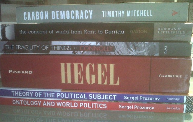 books received 1 Oct 2013