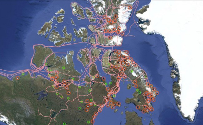 Atlas of Inuit Arctic Trails | Progressive Geographies