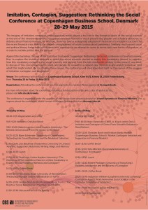 Imitation-Contagion-Suggestion Conference Program