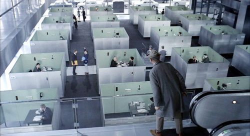 Still from Jacques Tati's film Playtime (1967)