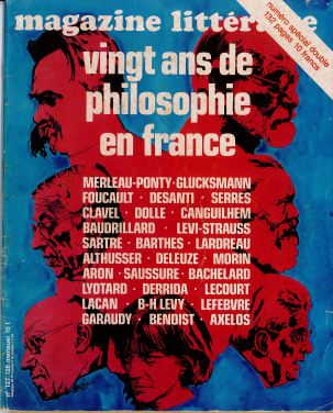Magazine littéraire - vingt ans de philosophie en France