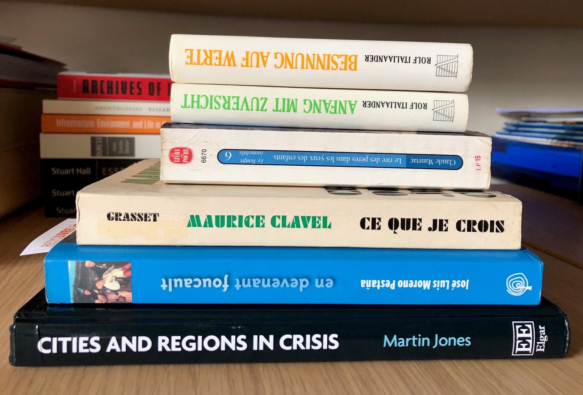 Books received – Martin Jones, Cities and Regions in Crisis and some ...