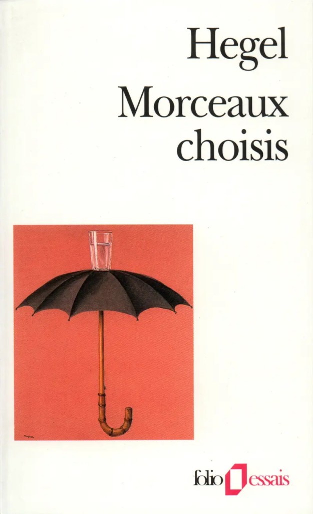 Cover of Hegel, Morceaux choisis