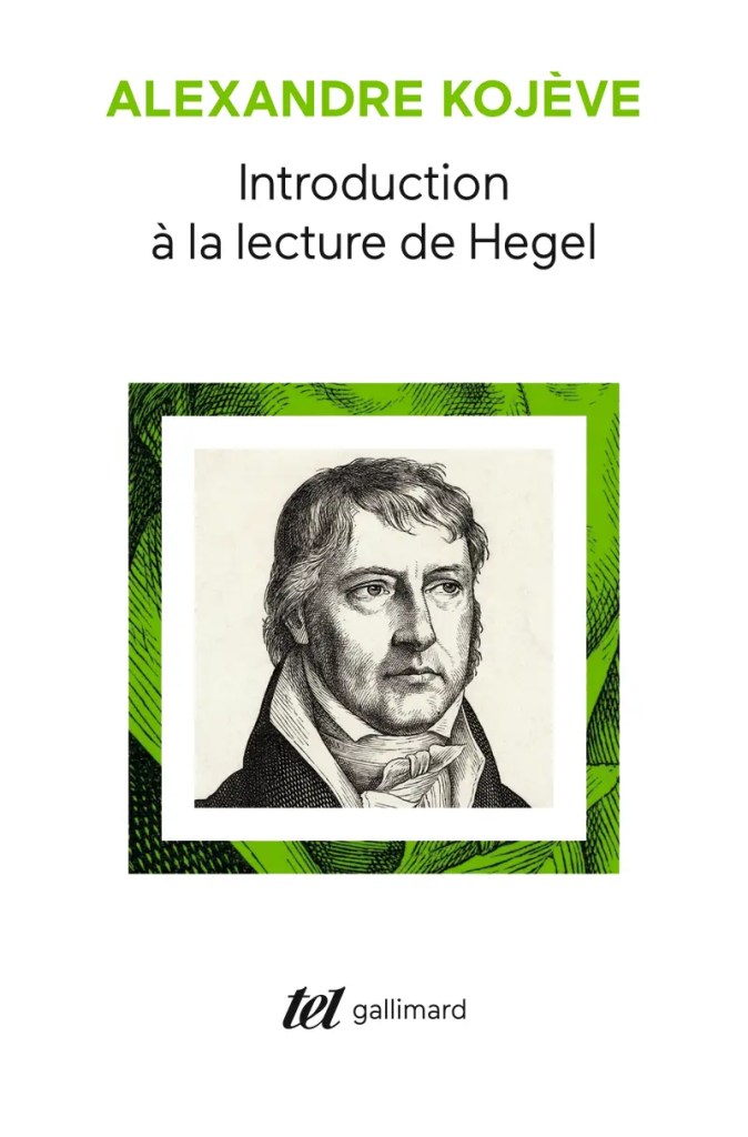 Cover of Alexandre Kojève, Introduction à la lecture de Hegel